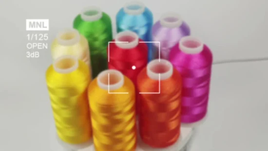 Kingeagle Wholesale Reflective Polyester Embroidery Thread Machine Embroidery Thread Rayon 120d2